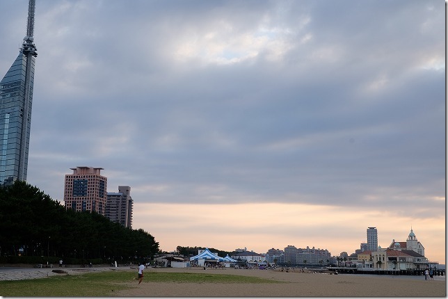 TNC夏祭り、百道の海