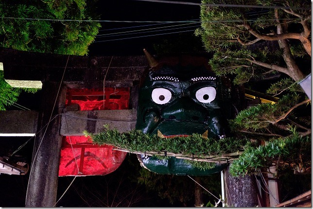 福岡飯盛神社の節分祭の鬼