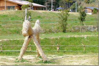 かなたけの里公園で遊んでツクシ取り(福岡市西区)