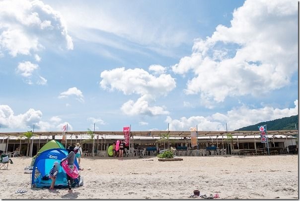 糸島、深江海水浴場、海の家SAIKAI