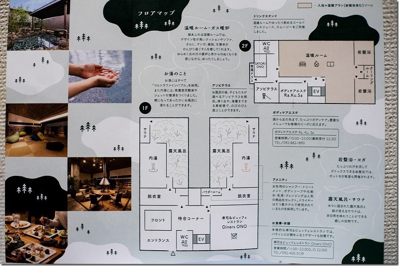 「ヒナタの杜 小戸の湯どころ」の温浴施設