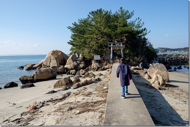 箱島・箱島神社への橋