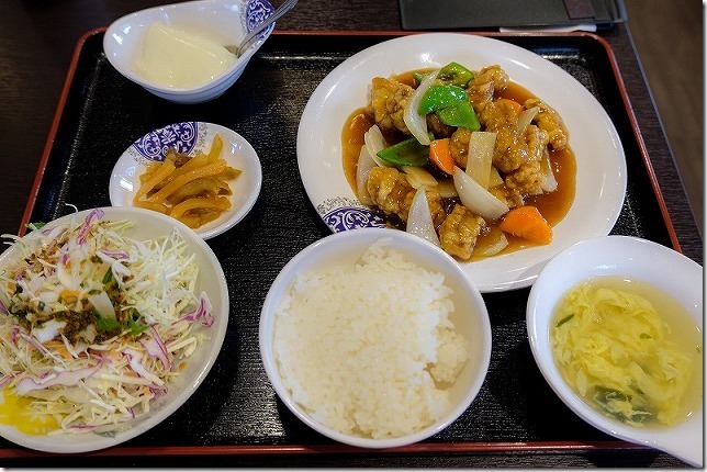 中華料理,香香,酢豚定食