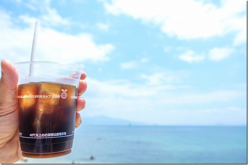 またいちの塩「工房とったん」のアイスコーヒー