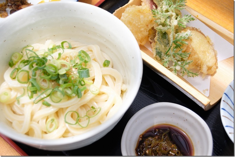 白糸うどん、やすじの「唐辛子うどん」冷