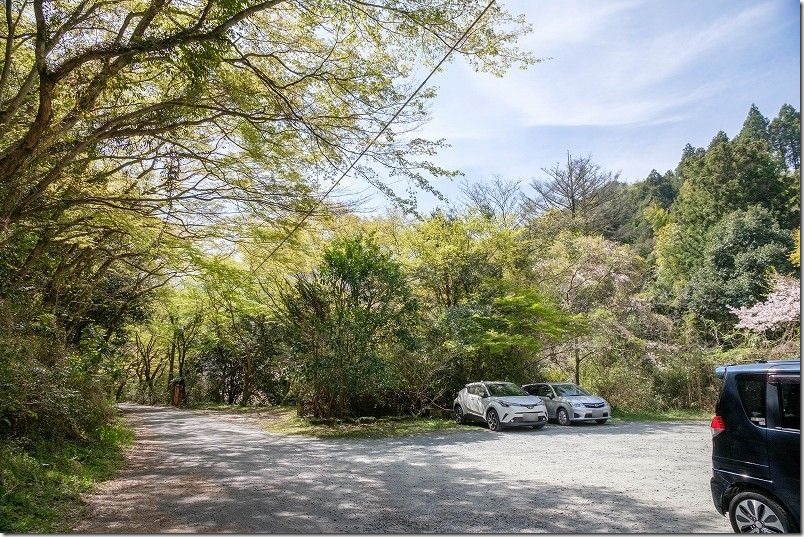 曲渕ダム公園の駐車場