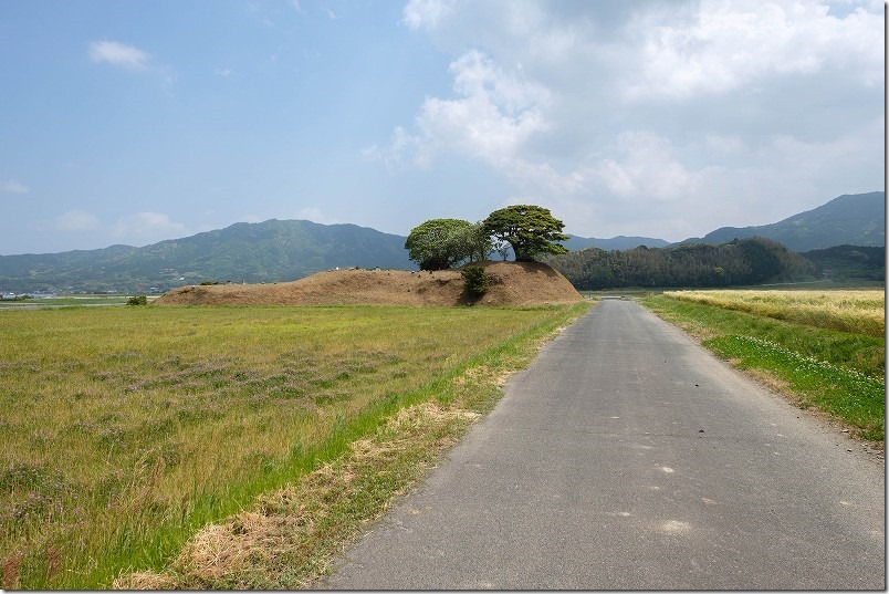 糸島こころ旅のゴール、井原1号墳