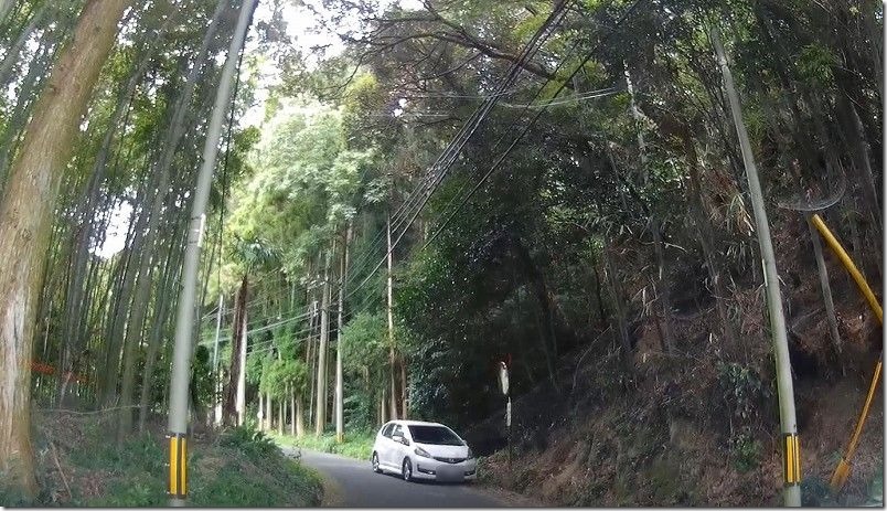 糸島・千寿院の滝へのアクセス・道（山道）