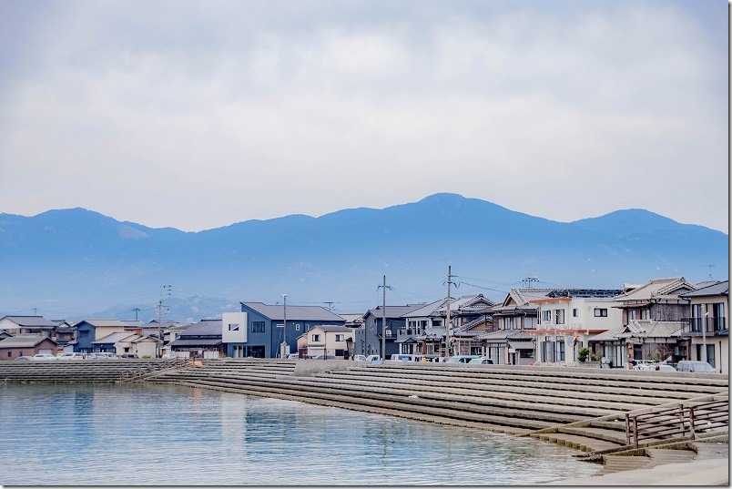 糸島市志摩船越の街並み