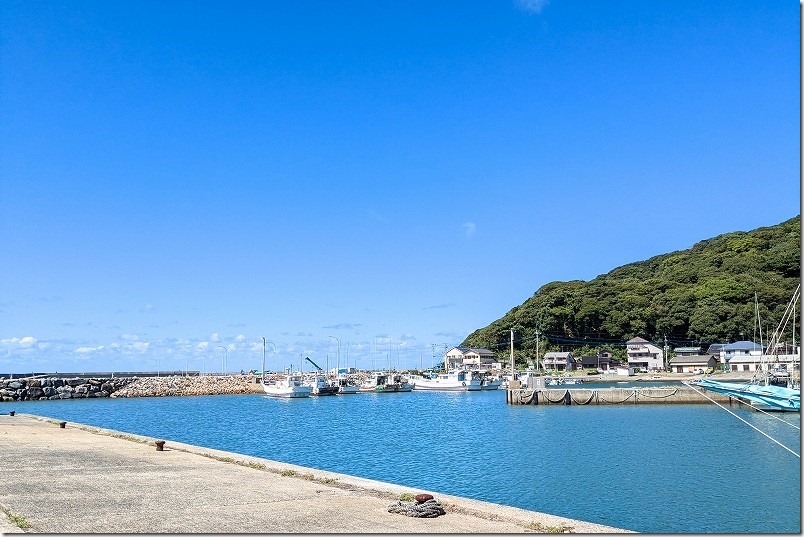 NHK朝ドラ おむすび 主人公が糸島で海に飛び込んだロケ地「野北漁港」。港内