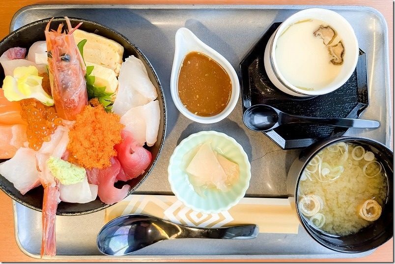 二丈温泉 きららの湯の海鮮丼