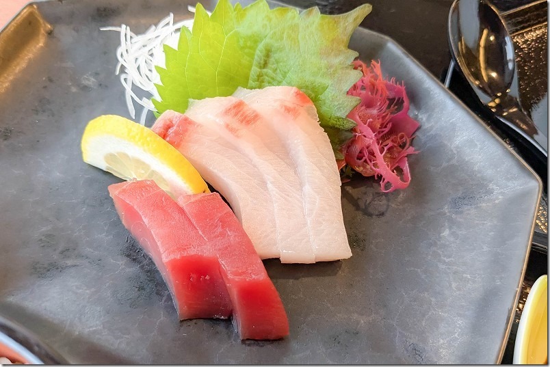 二丈温泉 きららの湯の刺し身