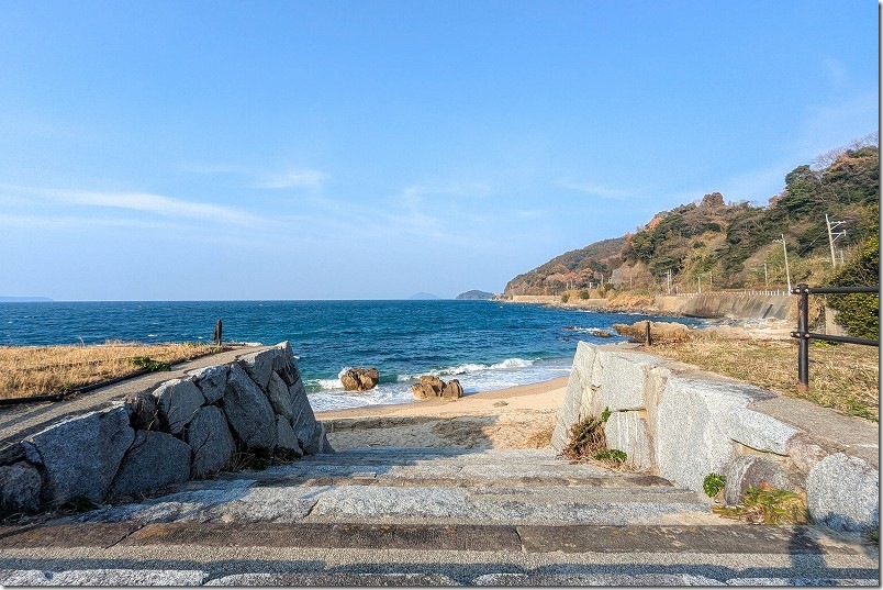 糸島 包石付近の砂浜・海岸