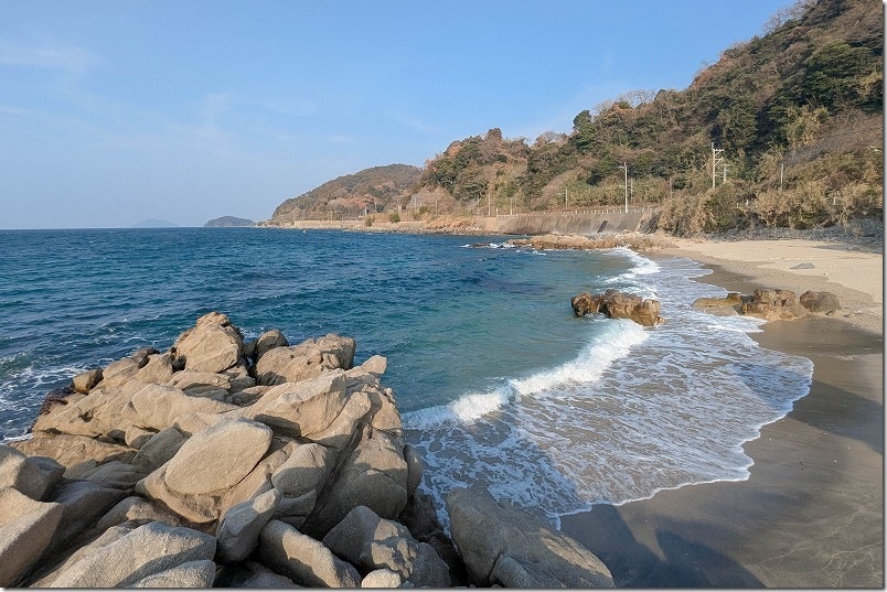 糸島 包石付近の砂浜・海岸