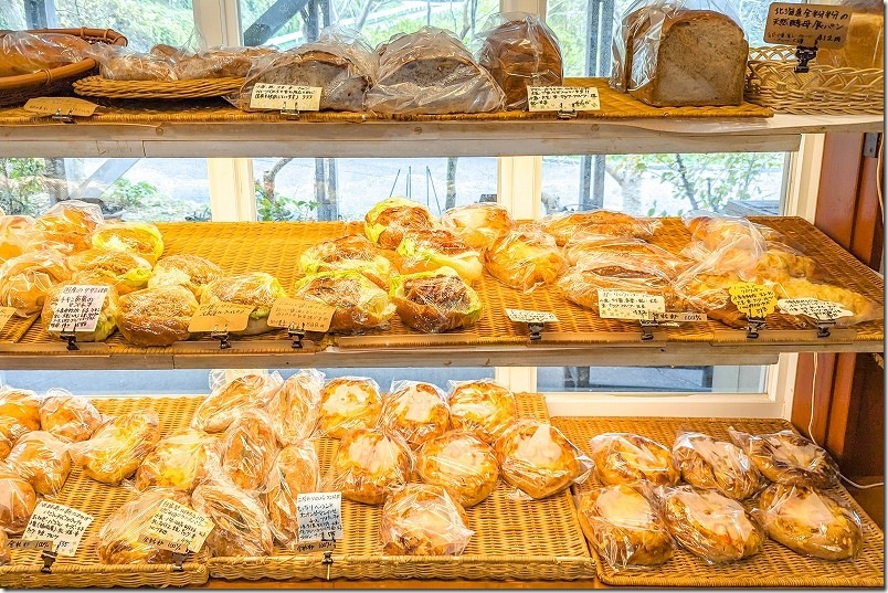 糸島二丈 パン屋 大楠のメニュー、パンの種類