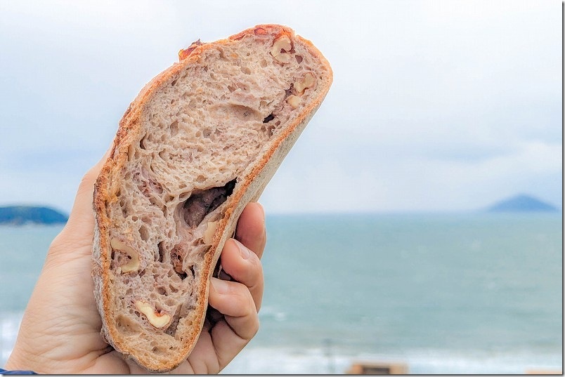 糸島二丈 パン屋 大楠 実食レビュー くるみカンパーニュ 333円